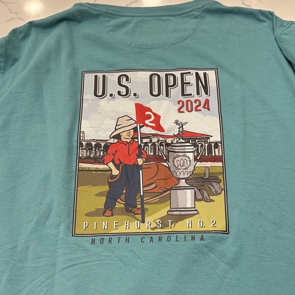 Pinehurst U.S. Open 2024 Graphic Tee - Blue - Picture 1 of 8